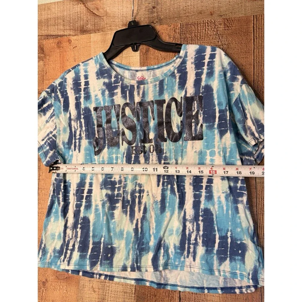Justice Girls Tie Dye T-Shirt Size XL (16-18). NWT! Short Sleeve Tee.